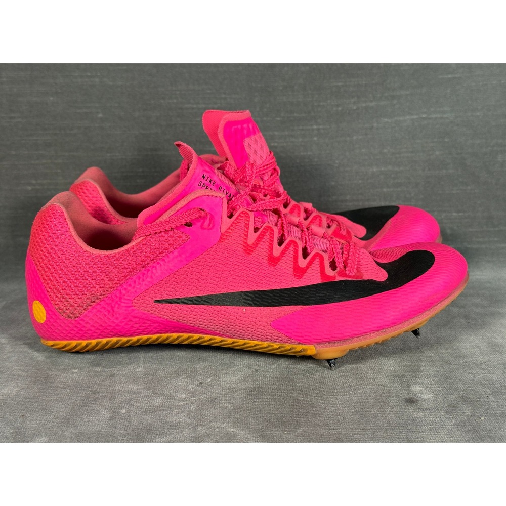 Nike Rival Sprint Track Field Spikes Pink Orange DC8753-600 Mens 6.5 Womens 8 - Picture 2 of 8